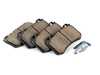 ES#3161633 - EUR984 - Euro Ultra Premium Ceramic Brake Pad Set - Includes brake pad sensors - Akebono - Mercedes Benz