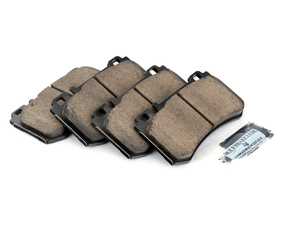 ES#3161633 - EUR984 - Euro Ultra Premium Ceramic Brake Pad Set - Includes brake pad sensors - Akebono - Mercedes Benz