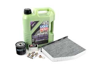 ES#3698464 - 202321ktKT - 40K Service Kit - Featuring service parts for oil change, cabin filter, and spark plugs. - Assembled By ECS - Volkswagen