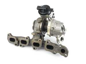ES#4147134 - 04L253010B - Turbocharger - Turbocharger with exhaust manifold - Mahle - Audi Volkswagen