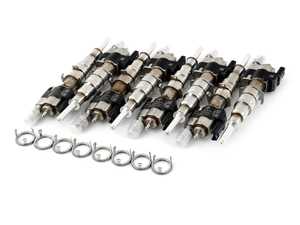 ES#3419948 - 13538616079KT4 - Fuel Injector Replacement Kit - Index 12 - Includes 8 injectors, seals, and decoupling rings - Assembled By ECS - BMW