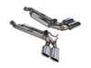 ES#4346360 - 7236x7KT - Valved Cat-Back Exhaust System - 100% stainless steel with quad 120x80mm polished tips - Supersprint - Mercedes Benz