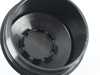 ES#4142074 - 006044LA01 - Billet Aluminum Oil Filter Cap - Black Anodized  - BMW uses a lot of plastic in their engine components to save weight and money. Unfortunately, plastic is damaged easily and the factory oil filter cap needs a special tool to remove. This cap is designed to use the original O-ring seal. - ECS - BMW