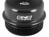 ES#4142074 - 006044LA01 - Billet Aluminum Oil Filter Cap - Black Anodized  - BMW uses a lot of plastic in their engine components to save weight and money. Unfortunately, plastic is damaged easily and the factory oil filter cap needs a special tool to remove. This cap is designed to use the original O-ring seal. - ECS - BMW