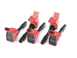 ES#4030592 - ms100192KT1 - APR Upgraded Ignition Coils - Set Of Five - Designed to be a direct plug-and-play upgrade to factory coils, providing greater energy output, ensuring a stronger and more consistent spark! - APR - Audi