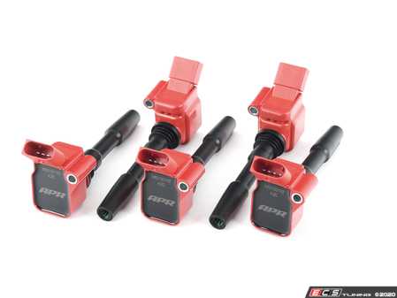 ES#4876272 - ms1001928yrs3KT - Ignition Service Kit - Includes five APR ignition coils, NGK spark plugs, and dielectric spark plug boot protector to service your ignition! - Assembled By ECS - Audi