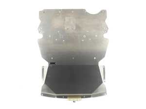 ES#4324949 - 025995tms10KT - Turner Motorsport Aluminum Skid Plate - Milled Finish - F2x/3x 2/3/4 Series - Protect your vehicle's fragile oil pan and under carriage with this 1/8 (3.175mm) thick aluminum skid plate. A rigid skid plate made in the USA with access to the drain plug without removal! Also available in a wrinkle black finish see ES4315747 - Turner Motorsport - BMW