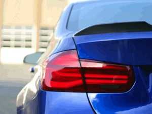 ES#4348629 - F80LCI - Blackline Taillight Overlay Kit - F30/F80 LCI - Give your vehicle modern styling for years to last - covers the taillight reverse indicator light only - Goldenwrench Supply Co - BMW
