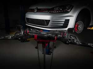 ES#4349888 - 004293LB02KT -  MQB Adjustable Front Sway Bar Upgrade Package - Includes ECS Adjustable 25mm Sway Bar, ECS Adjustable End Links and a complete front subframe hardware kit - ECS - Volkswagen
