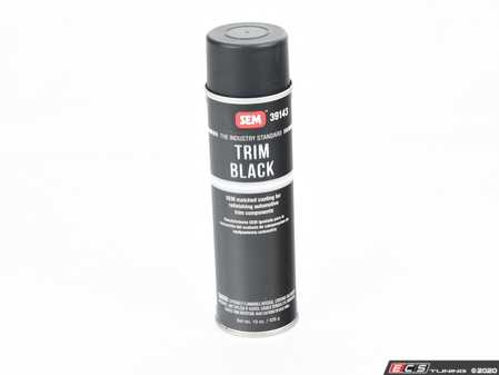 ES#4325137 - SEM39143KT - Trim Black Spray - Satin Black - Matches OEM appearance for Black Trim - SEM - Audi BMW Volkswagen Mercedes Benz MINI Porsche