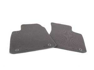 ES#263028 - 8N1061232EB31N - Carpeted Floor Mat Set - Feather (Grey) - (NO LONGER AVAILABLE) - Protect your interior carpet - Genuine Volkswagen Audi - 