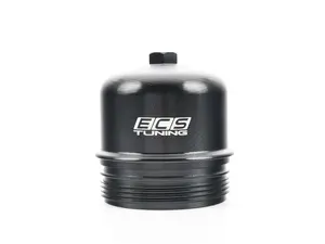 Billet Aluminum Oil Filter Cap - Black Anodized 