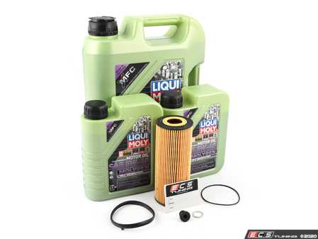 ES#3439033 - molygenKT6 - Liqui Moly MolyGen - Premium Oil Service Kit - Includes Hengst oil filter and Liqui Moly 5w-40 oil with MolyGen technology - Assembled By ECS - Audi
