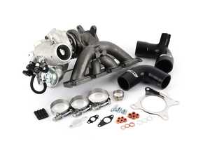 ES#4315172 - CTS-TR-1050X - CTS K04-X Hybrid Turbocharger - Transverse - CTS engineers designed the compressor cover to accept a larger billet compressor wheel and exhaust housing to work with the clipped K04 turbine wheel - CTS - Audi Volkswagen
