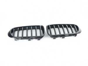 ES#4266109 - 51712337763KT - M Performance Grille Set - Gloss Black - Change the attitude of your X4 with blackout grilles - Genuine BMW M Performance - BMW
