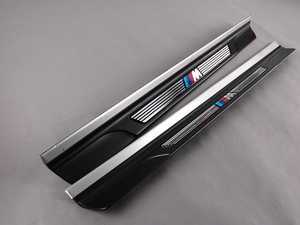 ES#2176252 - 5147789192930 - Door Sill Kit With "M" Insignia - Includes both left and right sides featuring the "M" logo - Genuine BMW - BMW