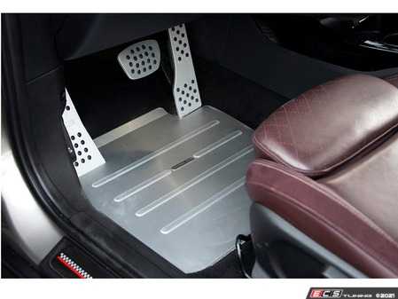 ES#4349756 - TM54SILVER - Track Mat MINI Drivers Side - Silver  - Main bottom section of the floor - Rennline - MINI