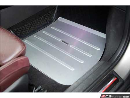 ES#4349758 - TM55SILVER - Track Mat MINI Passenger Side - Silver - Main bottom section of the floor - Rennline - MINI
