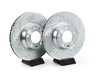 ES#3156997 - K4558 - Power Stop Z23 Evolution Sport Front Brake Kit (350x34) - A high-performance front axle upgrade featuring precision cross-drilled & slotted vented rotors, low-dust carbon-fiber ceramic pads, and replacement electronic wear sensors. - Power Stop - Audi Volkswagen Porsche