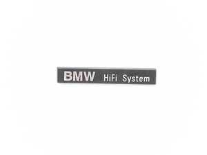 ES#181367 - 65131382261 - 7-HIFI BADGE - (NO LONGER AVAILABLE) - Genuine BMW - 