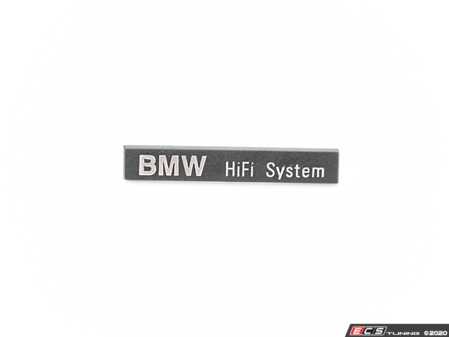 ES#181367 - 65131382261 - 7-HIFI BADGE - (NO LONGER AVAILABLE) - Genuine BMW - 