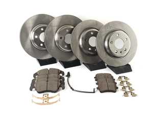 ES#3194974 - koe5754KT - Autospecialty Daily Driver Front & Rear Brake Service Kit - A fast, easy, and affordable solution to restore braking performance - Power Stop - Audi