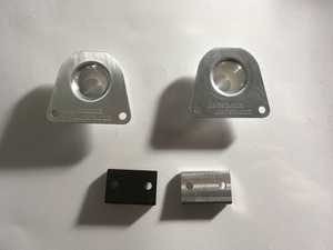 ES#4348616 - Aut-rado-HP2 - Billet Hood Pin Guides - Billet hood pin guides. Replace your cracked plastic ones with these. Sold as a pair - Autobahn Autoworx - Volkswagen