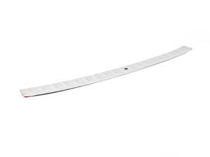 ES#3554546 - 17A061195BKS6 - Bumperdillo Rear Bumper Protection Plate - Chrome - Plastic protective strip for the top of your rear bumper cover - Genuine Volkswagen Audi - Volkswagen