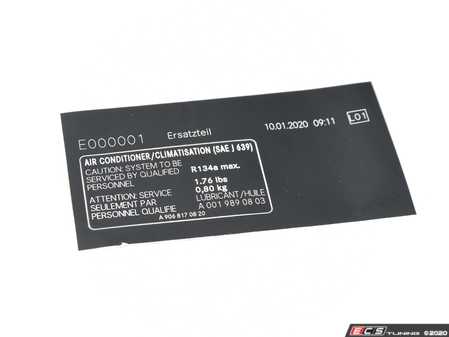 ES#2070267 - 9068170820 - GUIDE SIGN A - Genuine Mercedes Benz - 