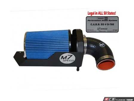 ES#4349970 - 56-312105 - M7 Speed MAXX-FLO Air Intake System - Low restriction cloth air filter which adds more air flow : black powdercoat
: black elbow : blue cloth filter - M7 Speed - MINI