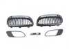 ES#3579199 - e9xm3blkKt2 - Black Out Kit - matte Black  - Adds matte black front kidney, side vents and a black M3 badge - Assembled By ECS - BMW