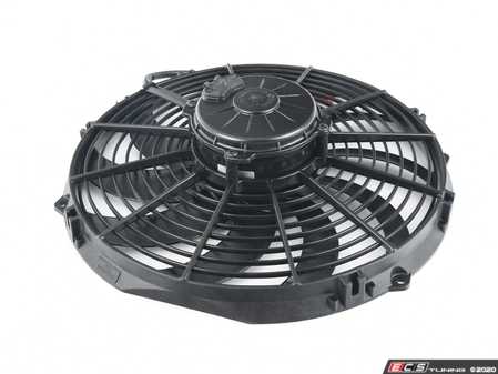 ES#4147305 - 30102029 - Universal 12" Electric Fan - Black - 1328 CFM. High performance puller fan with curved blades. - Spal - Audi BMW MINI