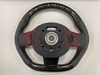 ES#4338034 - BM152-R5606-CARR - ECS MINI Cooper Flat Bottom Carbon Fiber Steering Wheel (Carbon/Alcantara/Red Stitching/Red Center Stripe)- Gen 2 - Hand made carbon fiber inserts on the top and bottom with Alcantara/red stitching on the sides - ECS - MINI
