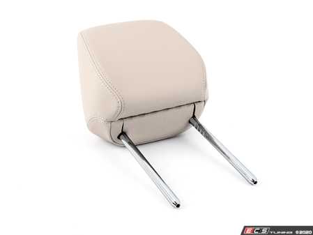 ES#4201871 - 52107372847 - Leather Headrest - Oyster - Genuine BMW - BMW