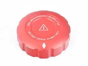 Blackline Performance Coolant Expansion Tank Cap Cover - Red