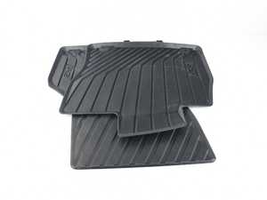 ES#2845001 - 8V1061221041 - Rubber Floor Mat Set - Front - Designed to protect vehicle carpet from snow, sand, mud, rain and slush. - Genuine Volkswagen Audi - Audi