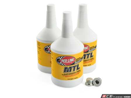 ES#3677365 - n10037106KT7 - Manual Transmission Service Kit  - Featuring 3 Quarts of Redline MTL fluid & OEM Drain & Fill Plugs to service your transmission. M22x1.5 - Assembled By ECS - Audi