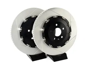 2-Piece Full-Floating Front Brake Rotors - Pair (370mm)