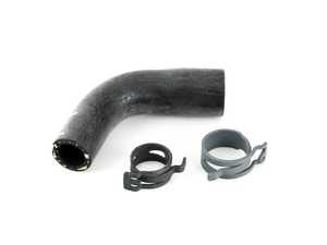 ES#4056901 - 06e121545KT - Compressor Flange Water Hose Kit - Left - Connects the supercharger flange to the hard water line. Upper & lower spring clamps included. - Genuine Volkswagen Audi - Audi