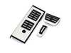 ES#3640855 - 80B064205A - Brushed Aluminum Pedal Cap Set  - High-quality aluminum pedal caps gives your Audi an especially sporty look and significantly enhances the vehicles interior - Genuine Volkswagen Audi - Audi