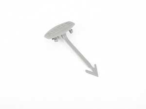ES#98342 - 51413403804 - E83 Airbag Trim Plaque - Gray - Priced Each - Plastic Airbag label trim insert that fits into the door panel. - Genuine BMW - BMW