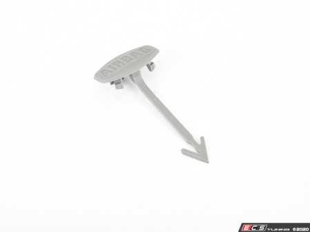 ES#98342 - 51413403804 - E83 Airbag Trim Plaque - Gray - Priced Each - Plastic Airbag label trim insert that fits into the door panel. - Genuine BMW - BMW