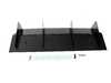 ES#4339803 - MK7RV4RDMBRT - MK7/7.5 Golf R V4 Rear Diffuser - Matte Black - Rounded Triangle Fin Style - (NO LONGER AVAILABLE) - Aluminum rear diffuser to add a motorsport look to your MK7! - Strafe Design - 