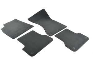 ES#2215221 - 4G1863691AQA5 - Carpeted Floor Mats - Set Of Four - Soul (Black) - Protect your interior carpet - Genuine Volkswagen Audi - Audi