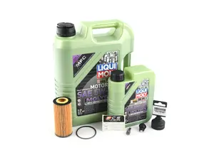 Liqui Moly MolyGen - Oil Service Kit (5w-40) - With Magnetic Drain Plug & Service Tools 