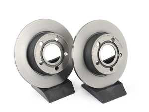 ES#3184419 - 4B0615601B - Rear Brake Rotors - Pair (255x10) 1.50" Offset - Features Brembo's special UV paint treatment that guarantees superior corrosion resistance. - Brembo - Audi
