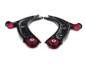 ES#4349815 - 008083LA02 - MK6 Jetta Pre-Assembled Front Control Arms - With ECS Monoball Bushings - Eliminate deflection caused by the stock rubber bushings for improved cornering ability, accel and decel response - ECS - Volkswagen