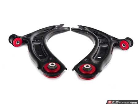ES#4365483 - 008083LA03 -  Pre-Assembled Front Control Arms - With ECS Monoball Bushings - Eliminate deflection caused by the stock rubber bushings for improved cornering ability, accel and decel response - ECS - Audi Volkswagen