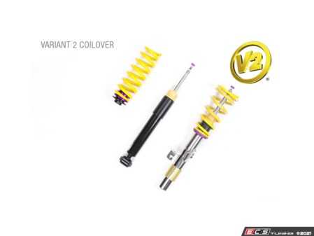 ES#4352125 - 152200CM - KW V2 Coilover Kit  - Variant 2 coilovers offer sport handling with adjustable rebound dampening - KW Suspension - BMW