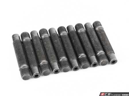 ES#4045658 - 70MMHALFSETKT - Stud Conversion Kit - 62mm - Half Set - 10 total studs, 62mm in length for M14x1.5 nuts. Accommodates up to 20mm spacers for most applications. - ECS - Audi Volkswagen